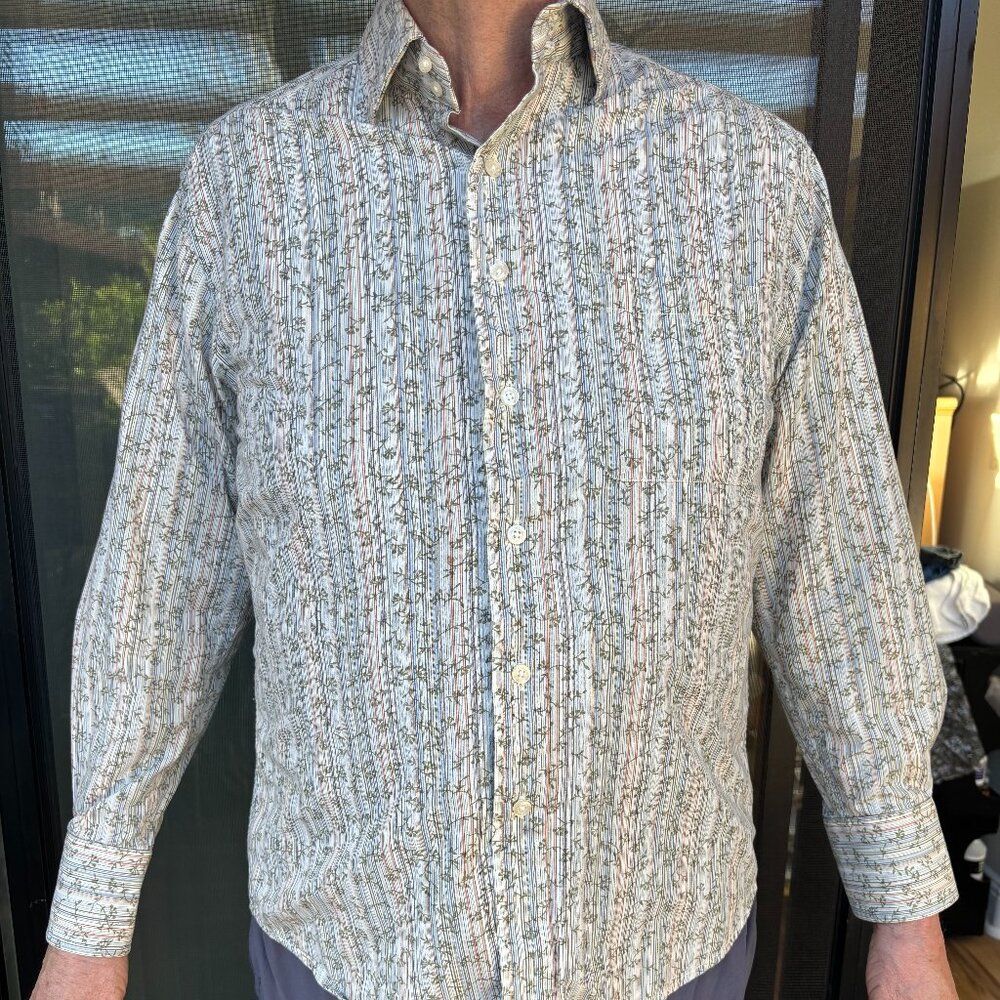 Robert Graham M Subtle Striped long sleeved shirt